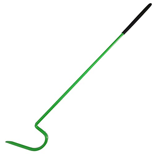 Snake Hook 18.5" Premium Quality Rubber Non Slip Handle Reptile Hook Tools (Green) - color: Green