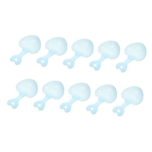 Toddmomy 10Pcs Pet Food Spoon Lightweight Household Scoop for Reptiles Hamsters Animals Easy to Carry Durable Material Present for Pet Owners