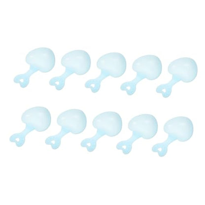 Toddmomy 10Pcs Pet Food Spoon Lightweight Household Scoop for Reptiles Hamsters Animals Easy to Carry Durable Material Present for Pet Owners