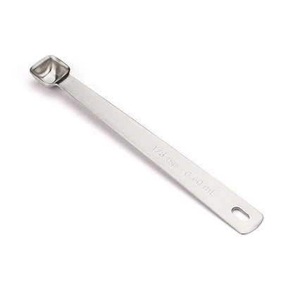 1PCS 1/8tsp(0.6ml) Tiny Measuring Spoon, Small Teaspoon for Tiny Amounts | High Precision, Food-Grade Stainless Steel, ‌Rust-Free, Dishwasher-Safe, Easy-Read Markings, Multi-Purpose, Sturdy & Durable - size: 1/8tsp|0.6ml