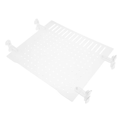 NUOBESTY Clear Acrylic Fish Tank Divider with Smooth Edges for Safe Fish Separation Flexible Transparent Aquarium Partition Board for Shrimp and Reptile Isolation Easy Installation Aquarium