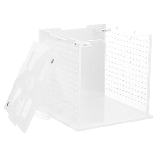 VICASKY Reptile Feeding Box Breeding Terrarium Habitat Container for African Phantom Mantis and Stick Insects Suitable for Insect Breeding