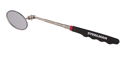 STEELMAN 41819 36-Inch Telescoping 2.25-Inch Round Inspection Mirror - size: 36 inches