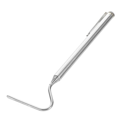 Retractable Reptile Hook Stainless Steel Tool for Safe Snake Control and Exotic Animal Management Portable and Easy Storage