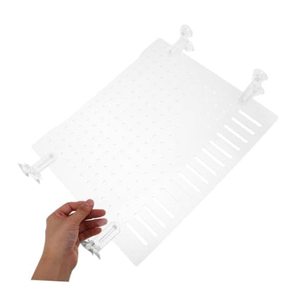 Happyyami Clear Acrylic Fish Tank Divider for Aquarium Isolation Flexible Transparent Separator Plate with Smooth Edges for Fish Shrimp Reptiles Versatile Fit for Various Tank Enhances