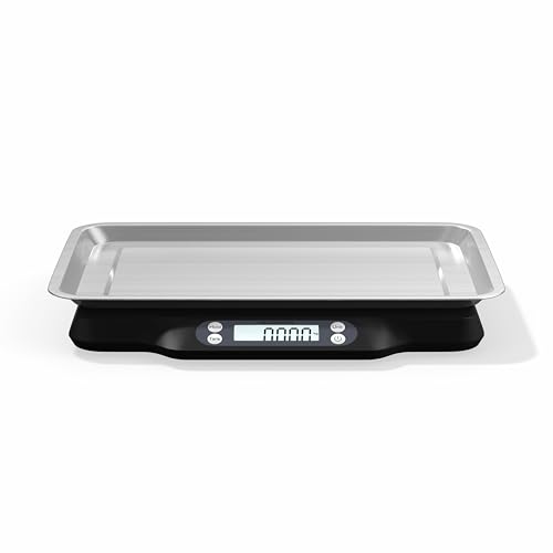 Helsevesen Digital Little Animal Precision Scale(30kg/2g; 66lb/0.1oz), Kitchen Scale, Postal Scale, Compact Bench Scale, Digital Wet Diaper/Organ Scale