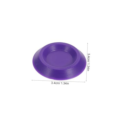 ibasenice 12pcs Reptile Feeding Dish Set with Portable Plastic Bowls for Gecko and Spider, Nontip Base Design for Home Use and Transporting