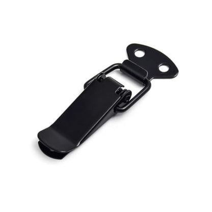 Latch Black Toggle Latch, Steel Spring Loaded Toggle Latch, Black Catch Hasp Clamp Clip Lock with for Cabinet, Wooden Case, Box(4 Pcs)