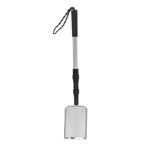 Cat Litter Scoop, Adjustable Chicken Poop Scooper, 2 Telescopic Handles Stainless Steel, Long Handle Metal Sifter, for Reptiles Beach, Pet Waste Cleaning Tool (Type B) - color: Type B
