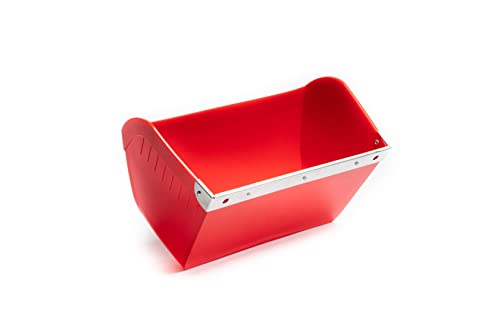 Hanging Feeder with Guard, Red - color: Red