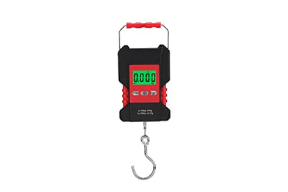 Klau Portable Rechargeable Fish Scale Luggage Scales 50 kg / 100 lb | Heavy Duty, Waterproof, Measuring Tape, Home Farm Hunting Outdoor