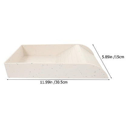 Kisangel Turtle Basking Platform Small Granite Reptile Food Water Feeding Dish for Tortoise and Frog Tanks Lightweight Plastic Design Convenient Climbing Accessory