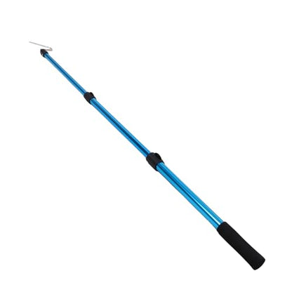 Retractable Snake Hook and Metal Snake Grabber, Collapsible Aluminum Alloy Reptile Catching Tool 19.7-45.7in for Garden and Outdoor Handling