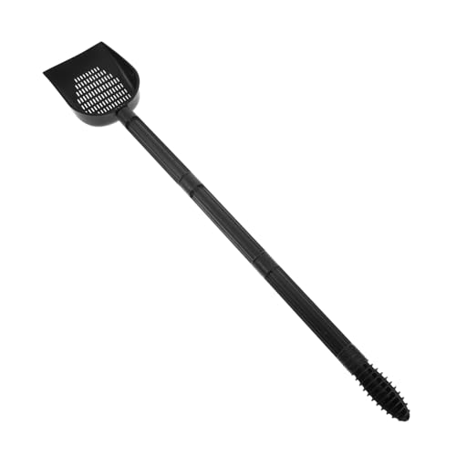 SHINEOFI Aquarium Gravel Long Handle Fish Tank Sand Shovel with Detachable Extension Handle Multipurpose Scoop for Gravel Sand and Debris Safe for Tank Decorations 26.77in