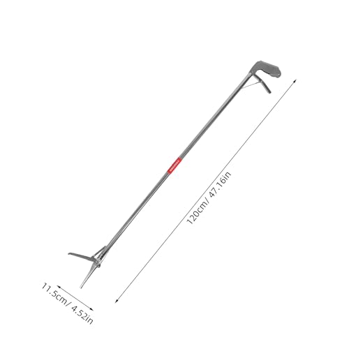 Toddmomy Snake Grabber Tongs for Reptile Handling and Trash, 120cm Foldable Stainless Steel Wide Jaw, Snake and Crab Catcher Tool for Outdoor Use