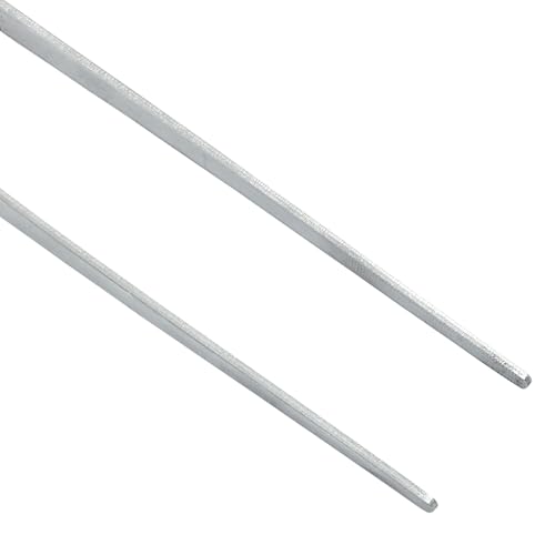15 Inch Stainless Steel Tweezers | Reptile Feeding Tongs, Non-Slip Long Straight, Precision Serrated Tips, For Aquarium, Garden, Kitchen, Industrial, Laboratory