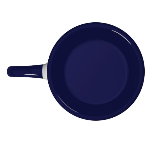 Cricket Princess Ball Sport Hobby Team Ceramic Mug, Dark Blue/White, 15oz - color: Dark Blue/White, size: 15 Ounces