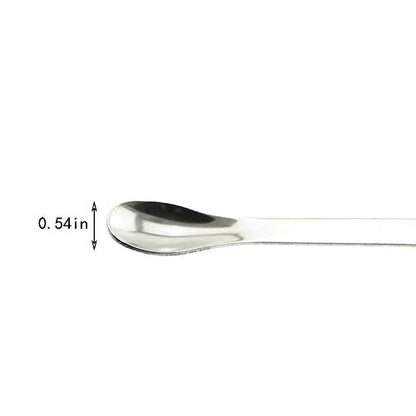 1 Set Stainless Steel Micro Lab Sampling Scoop Spatulas Combination Reagent Spoon Laboratory Supplies (Pack of 4)