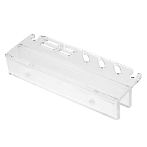 Mikikit Acrylic Aquarium Tool Holder Rack Storage Magnetic Cleaner Fish Tank Cleaning Tool Stand