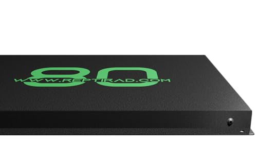 Advanced Radiant Heat Panel for Reptiles – ETL Certified Overhead Heater, 18.5mm Slim, Galvanised Steel Design, Even Heat, Energy Efficient (80 Watt) | Galvanized Steel Design, Only 0.73 Inches Thick, ETL Certified, Energy Saving, Even Heat Distribution -