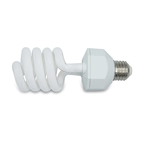 23 Watt UVB Reptile Light 5.0 23W Spiral Reptile Heat - 2 Pack | Terrarium Light Bulbs Turtles · Gecko · Tortoise · Snake · Lizard · Chameleons · Insects 120V - color: Uvb 5.0, size: 2 Count (Pack of 1)