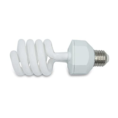 23 Watt UVB Reptile Light 5.0 23W Spiral Reptile Heat - 2 Pack | Terrarium Light Bulbs Turtles · Gecko · Tortoise · Snake · Lizard · Chameleons · Insects 120V - color: Uvb 5.0, size: 2 Count (Pack of 1)