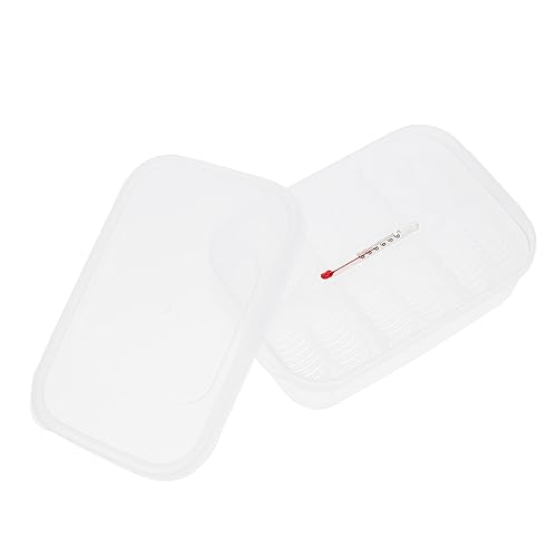 POPETPOP 12 Egg Incubation Tray for Reptiles Container Reptile Safe Easy to Clean Manage