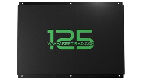 Advanced Radiant Heat Panel for Reptiles – ETL Certified Overhead Heater, 18.5mm Slim, Galvanised Steel Design, Even Heat, Energy Efficient (125 Watt) | Galvanized Steel Design, Only 0.73 Inches Thick, ETL Certified, Energy Saving, Even Heat Distribution