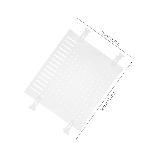 Happyyami Clear Acrylic Fish Tank Divider for Aquarium Isolation Flexible Transparent Separator Plate with Smooth Edges for Fish Shrimp Reptiles Versatile Fit for Various Tank Enhances