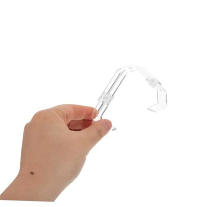 Abaodam 2pcs Aquarium Lamp Hanger Clip Stable Support for Fish Tank Reptile Terrarium Secure Fixation Light Holder Quick Attachment Precision