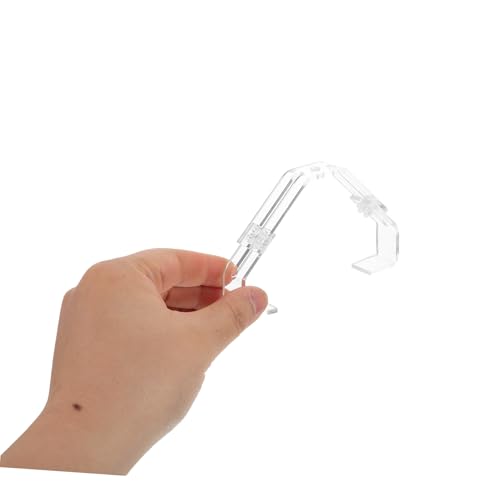 VICASKY 2pcs Aquarium Lamp Clip Holder Fit for Terrarium Reptile Light Fixtures Easy Installation Secure Fixation Compatible with Glass Tanks