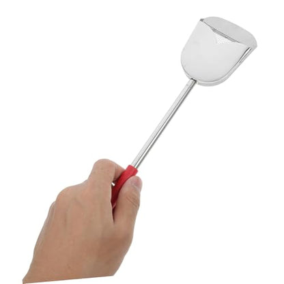 Stainless Steel Adjustable Pooper Scooper for Chicken Coop Cleaning Heavy Duty Bird Cage Litter Scoop for PET Waste Removal and Reptile Substrate