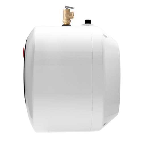 VEVOR Electric Mini-Tank Water Heater 8-Gallon Tank, 1440W Hot Water Boiler Storage, Safety Temperature Pressure Valve Easy Install, for Kichen Bathroom Restaurant, Shelf Wall Floor Mounted