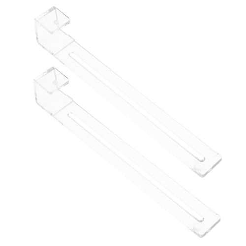 Adjustable Aquarium Hooks for Turtle Basking 2pcs Multipurpose Fish Tank Wall Hangers Reptile Climbing Ramp Accessories for Breeding and Landscaping