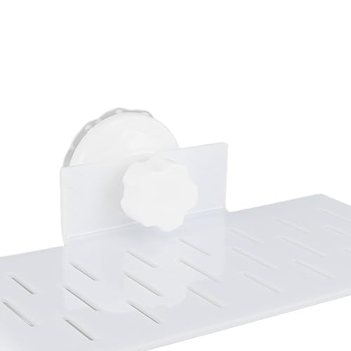 Turtle Basking Platform, Plastic Reptile Resting Ramp with Strong Suction Cups, Anti Slip Climbing Shelf for Aquatic Turtles, Terrapins and Newts, Durable Tank Accessory for Pet Tu