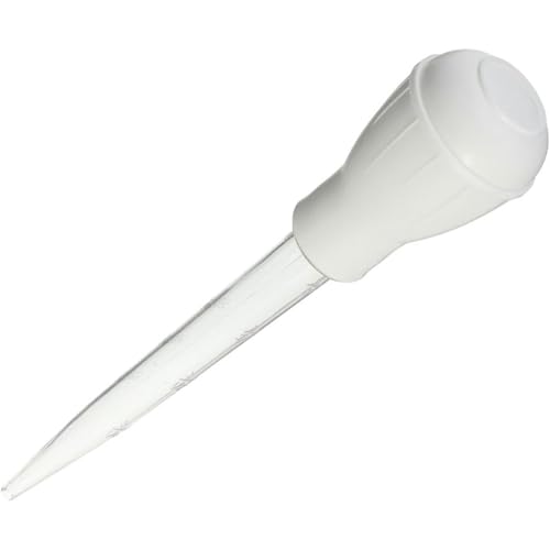 WEAVERBIRD White Manual Fish Tank Water Changer Aquarium Dropper, 30ml Aquarium Clean Pipette Dropper, Fish Tank Cleaning Waste Remover, 11-inch Aquarium Gravel Cleaning Straw - color: White