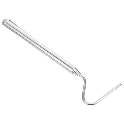 Tofficu Retractable Snake Hook and Sturdy Stainless Steel Reptile Catching Tool with Telescopic Handle for Safe Snake Handling in Pet Care and Field Use