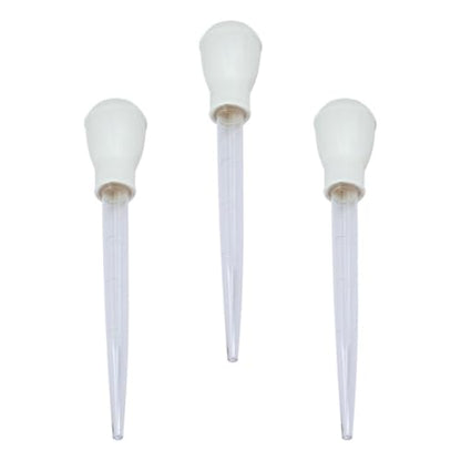 3pcs Aquarium Water Changer Dropper with Scale for Small Fish Tank Cleaning, Plastic Gravel Cleaning Tool for Fish Tank Water Changing and Debris Removal