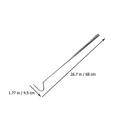 Cabilock 2pcs Telescoping Snake Reptile Catchers Lightweight Hook for Safe Handling of Snakes and Lizards Portable Catching Tools for Outdoor Use