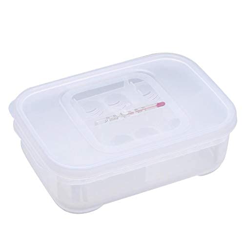 Reptile Breeding Box,16.5x11x5.2cm Reptile Hatchery Box Reptile Incubation Box with Transparent Cover and Temperature Measuring for Hatching Reptiles Lizards, Snakes