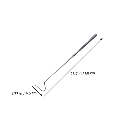 GALPADA 2pcs Stainless Steel Telescoping Snake Hook for Safe Handling of Snakes and Reptiles Lightweight and Reptile Catching