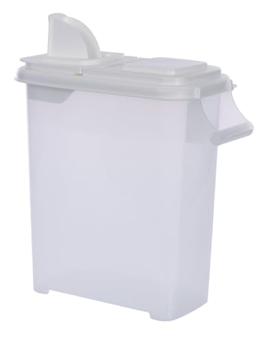 Buddeez Airtight Pet Food Storage Container, 32 Quart, with Pour Spout | For dog food, cat food or bird seed, Easy-pour lid or spout