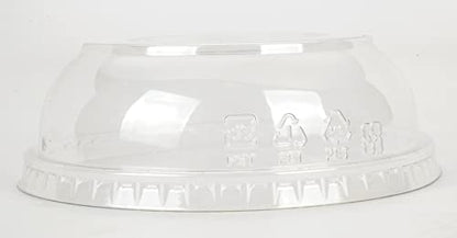 Golden Apple, 32oz. Ultra Clear Recycled PET Plastic Round Deli Container and Dome Lid Combo - 15sets - size: 32oz & Dome lids
