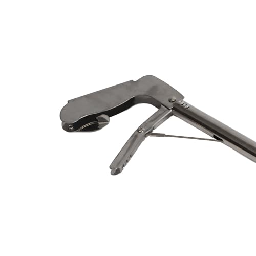 Snake Tong Foldable Stainless Steel Reptile Grabber Catcher Portable Snake Handling Tool with Extended Self Locking Design for Farmers Reptile Handling
