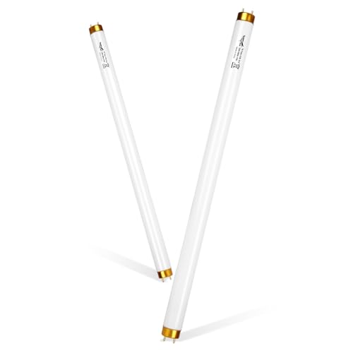 UVB Light for Reptiles Bearded Dragon, 2 Pack T8 UVB Reptile Light UVB Bulb 10.0 17W UVA UVB Reptile Light Bulb Terrarium Light Lamp Tube for Turtle Chameleon Leopard Gecko Snake Tank, 24 Inch - size: T8-24 Inch(2 Pack)