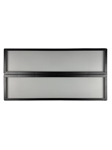 H2Pro - Reptile Realm - Aquarium Mesh Lid Screen Cover – Metal Screen Top for Fish Tanks & Terrariums, Rust-Resistant, High Airflow Design (40 Breeder - 36 3/8" x 18 5/8") - size: 40 Breeder - (36 3/8" x 18 5/8")