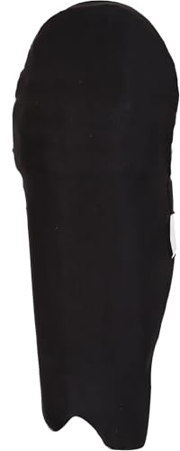 Cricket Batting Leg Guard Cover, Universal Size, Youth and Adult (Black)