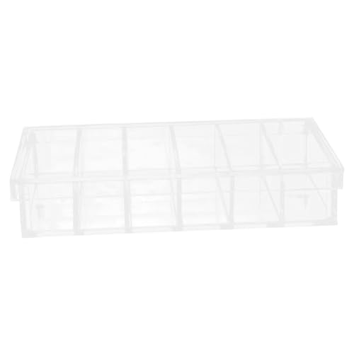 Acrylic Incubation Box with Lid 6-Compartment Breeding Chamber for Aquarium Fish Egg Hatching and Laboratory Specimen Observation 6.6x3.8 Inches
