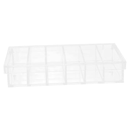 Acrylic Incubation Box with Lid 6-Compartment Breeding Chamber for Aquarium Fish Egg Hatching and Laboratory Specimen Observation 6.6x3.8 Inches