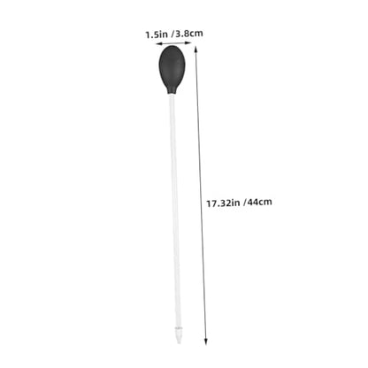 DOITOOL Water Absorber Aquarium Gravel Vacuum Fish Feeder Tube Fish Tank Feeder Tube Fish Tank Siphon Aquarium Tool Kit Fish Tank Vacuum Fish Tank Cleaning Tools Acrylic Black